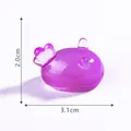 Purple translucent miniature sea slug figurine for beach micro landscape DIY decor - Purple Sea Slug (1#) / Purple