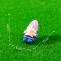 Statuina di nano da giardino in miniatura con libro per decorazione micro paesaggio - Nano che Legge