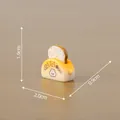 Miniatuur gele konijn broodrooster figuur voor creatieve poppenhuis DIY decoratie, 2cm - Stijl 5 (Broodrooster)