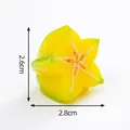 Miniature resin starfruit slice decoration for micro-landscapes, size 2.8x2.6cm - Starfruit