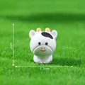 Statuetta di mucca in miniatura carina per decorazione giardino micro paesaggio - Forma di Mucca / 2x1.7cm / 2# Bue