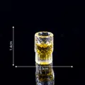 Miniature dollhouse juice cup model with dimensions 1.4cm height and 0.9cm width. - 13# Small Cup (C2824)