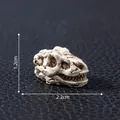Miniature realistic resin animal skull skeleton for DIY terrarium and desktop decoration - Dinosaur (6000076948807) / 2.2cm x 1.2cm