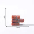 Detailed miniature red wall brick ornament for DIY fairy garden and terrarium landscape decor - Style 14 Brick Wall