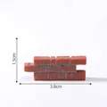 Red miniature brick wall ornament for DIY micro landscape decoration - Style 15 Brick Wall