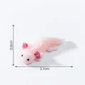 Realistic pink axolotl miniature figurine for micro landscape DIY, 3.1cm x 0.8cm size. - Axolotl Style (C2696) / 3.1x0.8cm / Axolotl