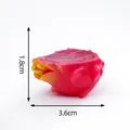 Miniature half-cut dragon fruit pitaya model for DIY crafts and desktop decoration - Fruit