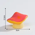 Red miniature forest mushroom figurine for DIY micro landscape garden decoration. - 2# Red Small Mushroom / 2.3cm x 3cm