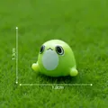 Mini green luminous frog figurine for micro landscape DIY decoration 1.8x1.3cm - Chunky Style / 1.3cm x 1.8cm / Green Frog