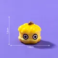 Cute yellow Halloween pumpkin ghost dessert miniature DIY resin ornament charm, 1.8cm wide - Big Eye Pumpkin Pie