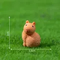 Miniature realistic capybara figurine 2cm x 1.5cm for DIY micro landscape decoration - Capybara Style (1#) / Capybara