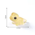 Luminous yellow gecko lizard figurine for DIY moss micro-landscape, 2.7cm by 1.9cm - Large Eye Walking Pose / Luminous Yellow (Large Eye Walking)
