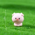 Mini statuina di maiale rosa per micro-paesaggio fai-da-te, 1,8 cm - Maiale