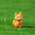 Miniature orange fox figurine for DIY micro landscape decor, sized 2cm height and 1.4cm width. - Fox Style (3#) / Fox