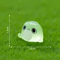 Luminous frog figurine for micro landscape DIY 1.8cm x 1.3cm miniature gardening decor - Chunky Style / 1.3cm x 1.8cm / Luminous Green