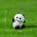 Miniature panda figurine for micro landscape DIY crafts and fairy gardens, 1.7cm height - Panda Style (4#) / Panda