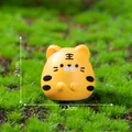 Petite figurine de tigre jaune mignonne pour décoration de paysage, taille 2,2 cm - Mengli Tigre (C2030) / 2.1x2.2cm / 3# Zodiaque Tigre