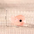 Miniature pink Japanese koinobori carp streamer figurine for dollhouse DIY decoration - 2.6cmx1.6cm / 3# Luminous Pink
