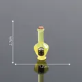 Miniature luminous magic potion bottle for dollhouse DIY decoration, 2.7x1.2cm size. - Yellow