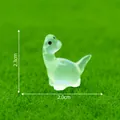 Miniature glowing green brachiosaurus figurine 2.3cm height - Brachiosaurus (6#)