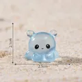 Blaue leuchtende Oktopus-Miniatur für Mikro-Landschaften DIY Aquarium Deko - Blau