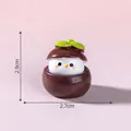 Simpatica statuetta mini pulcino mangostano per micro paesaggi, dimensioni 2,7x2,9 cm - 2# / Pollo Mangostan