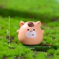 Mignonne figurine de cheval brun pour micro-paysages, petit ornement 2,4cm x 2cm - 7# Zodiaque Cheval
