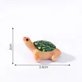 Miniature simulation turtle figurine for aquarium landscaping and DIY decor, 3.4cm long - 7# Peacock Softshell Turtle