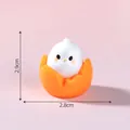Simpatica statuina di pulcino in guscio di frutta per decorazione micro paesaggio DIY - 4# / Pollo Mandarino