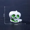 Figurine de fantôme d'Halloween miniature lumineuse pour décoration de micro-paysage DIY - Pomme Fondue (C2523)