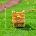 Miniatura casa de paja de resina para decoración de micro paisajes DIY, altura de 3cm - Serie de Casas Pequeñas / Cabaña de Paja