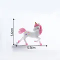 Adorable miniature unicorn figurine for DIY micro-landscape decor, 5.5cm x 5.6cm size - Unicorn / 1# Unicorn (5.8x5.7cm)