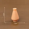 Miniatur lachsfarbene Vase für Puppenhaus DIY Deko, Größe 2.6cm x 1.5cm Zubehörteil - Farbige Flasche / Orange