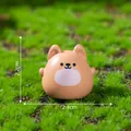 Figurine miniature de chien Shiba Inu marron pour micro-paysage, 2,2 cm x 2,4 cm. - 11# Zodiaque Chien