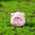 Figurine miniature de cochon rose mignon, 2,2 cm x 1,9 cm, pour décoration DIY. - 12# Zodiaque Cochon