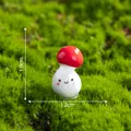 Cute red and white miniature mushroom figurine for DIY moss micro landscape decor - 10# Mushroom