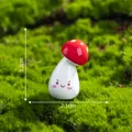 Cute miniature mushroom figurine for DIY moss micro-landscape, 3.2cm x 2.1cm size - 11# Toadstool Red Mushroom