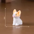 Μικρή φιγούρα Corgi για χειροτεχνίες, χαριτωμένο διακοσμητικό κουτάβι ύψους 3 cm. - 1# Κόργκι / 1 Τεμάχιο