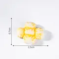 Miniature yellow and white cross-shaped food snack ornament for dollhouse DIY decoration - Removable Lid Series Pot / Steamed Baby Cabbage Meat Rolls
