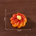 Miniature orange flower food model for dollhouse DIY decoration, size 2.6cm diameter - Lobster (9#)