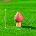 Miniatuur rode paddenstoel figuurtje voor micro landschap DIY decoratie 3,7x2,1cm - 6# Oranjerode Boom