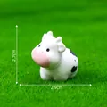 Adorable miniature cow figurine for DIY fairy garden landscape decoration, 2.9cm x 2.7cm - 5# Walking Cow