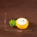Miniature resin pineapple food play model for dollhouse DIY craft and desk decoration - Pineapple Rice (11#)