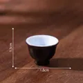 Miniature retro ceramic tea cup for dollhouse DIY micro landscape 1.8cm x 1.3cm - 1.3x1.8cm