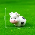 Miniature cartoon cow figurine for micro landscape decoration, 2.9cm wide - 8# Lowering Head Cow