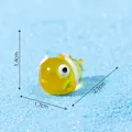 Niedliche Miniatur Clownfisch Harzfigur für Mikro-Landschaft Dekoration 2,1cm - 1.4x1.7x2.1cm