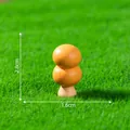 Oranje cartoon schaakstuk micro-landschap ornament, 2,8 cm hoogte - 10# Oranjegele Boom