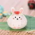 Cute 3cm resin rabbit dumpling figurine for Dragon Boat Festival mini desktop ornament - Jujube Dumpling / Zongzi Collection