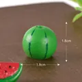 Petite figurine de pastèque miniature en résine pour paysages DIY, 1,8 cm sur 1,9 cm - Style 7 (Pastèque Entière)
