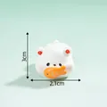 Cute white polar bear resin figurine biting an orange fish for micro landscape decor - No. 5 Eating Fish Bear